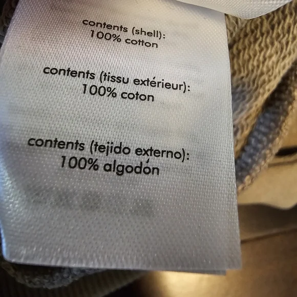 WEWOREWHAT Half-Zip Fleece Oversized Cropped Hoodie in Stone Color, Women's - Picture 6 of 9